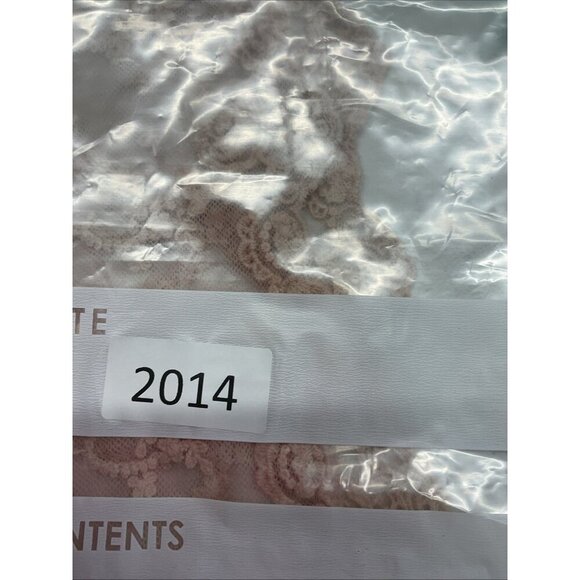 PAT DAHNKE Women’s size‎ L Pink Lace Sheer puff short sleeve top Boho Western - Picture 14 of 14